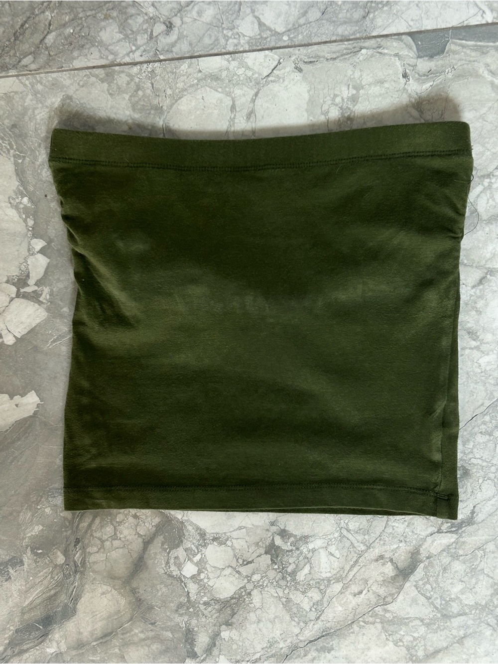 Zenana Outfitters Olive Green Tube Top - strapless